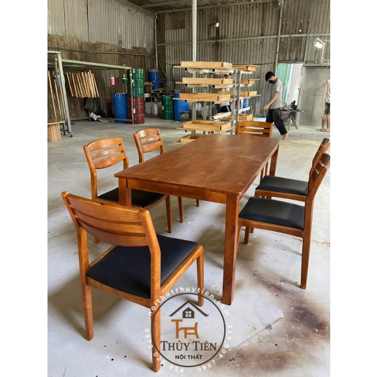 COMBO BÀN GHẾ CAO SU,ĐƠN GIẢN NHƯNG SANG TRỌNG