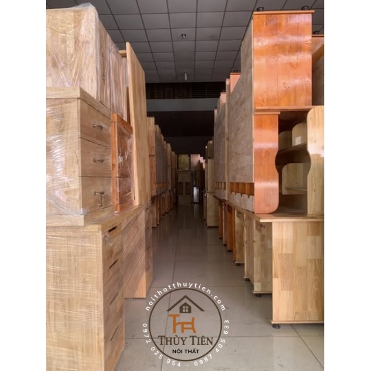 Bàn học sinh gỗ cao su nhiều kích thước