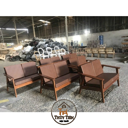 Bộ Sofa gỗ thông