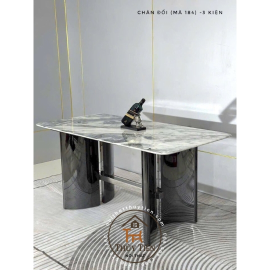 Chân bàn ăn hàng nhập khẩu mẫu bình dân đến cao cấp e có đủ nhé