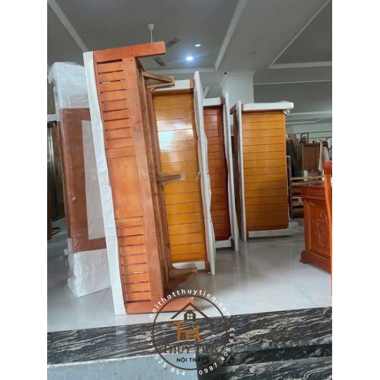 Giường gấp gỗ còng