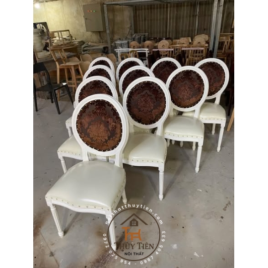 GHẾ LOUIS KO TAY PHỐI MÀU KẾT HỢP BĂN ĐINH ĐỒNG SANG TRỌNG💕💕