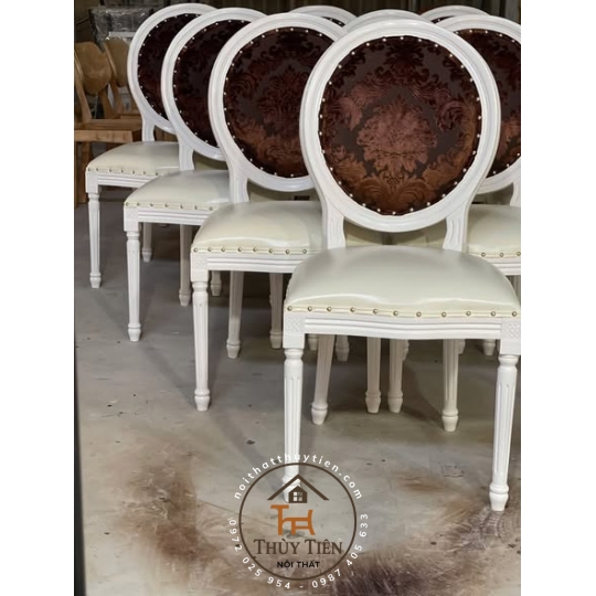 GHẾ LOUIS KO TAY PHỐI MÀU KẾT HỢP BĂN ĐINH ĐỒNG SANG TRỌNG💕💕