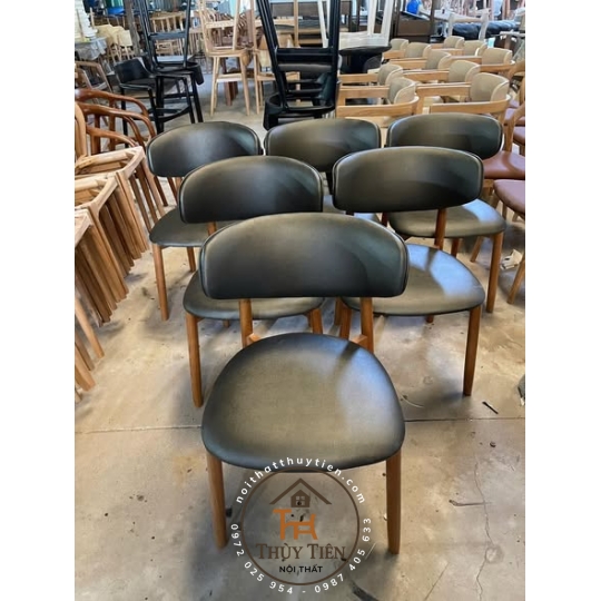 GHẾ OLEANDRO DA ĐEN TỰA ĐI DÂY BÚN