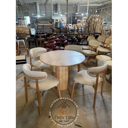 Set bàn ăn tròn 4 ghế
