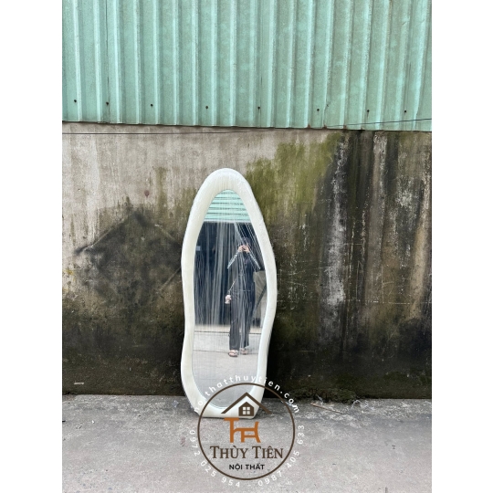 Gương hạt đậu bọc nỉ 70*1m7