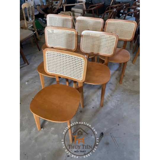 GHẾ MÂY CH301 MẶT VÁN VNEER