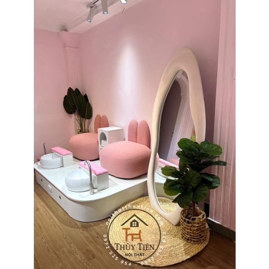 Gương hạt đậu bọc nỉ 70*1m7