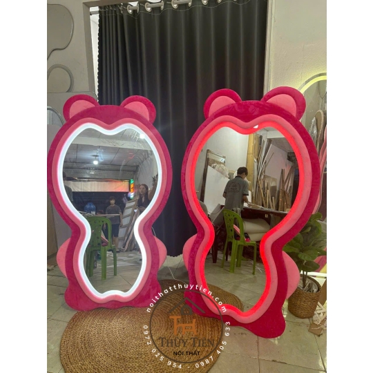 Gương bọc nỉ nhiều mẫu, E nhận làm mix màu theo yêu cầu nhé