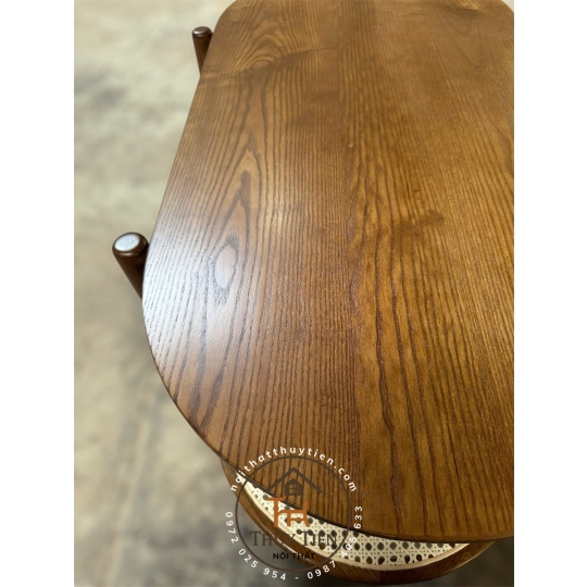  BÀN TRÀ GỖ MÂY OVAL