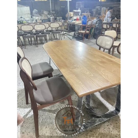 Bộ bàn ăn 4 ghế ghế mây