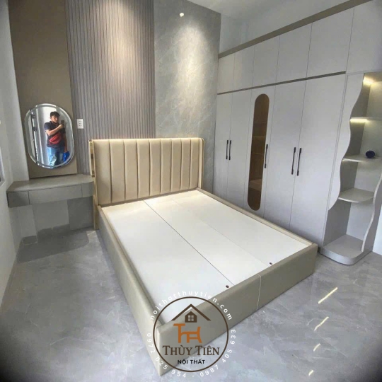 💥 💥 💥Mẫu Giường bọc cao cấp,  Đẹp xuất sắc, Nỉ nhung phù hợp với mọi không gian