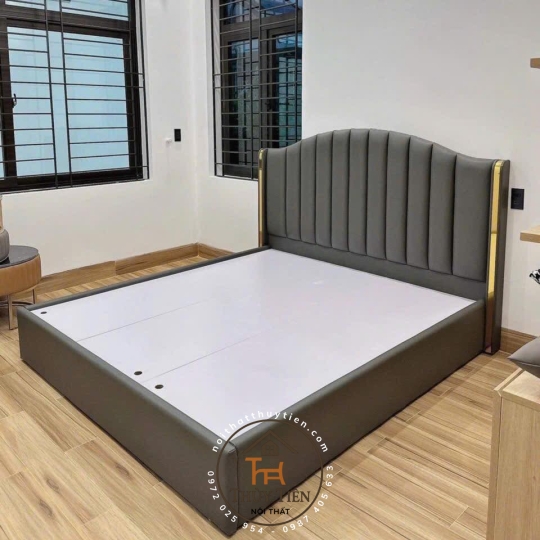 💥 💥 💥Mẫu Giường bọc cao cấp,  Đẹp xuất sắc, Nỉ nhung phù hợp với mọi không gian