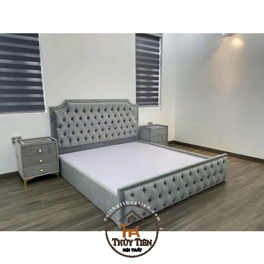 💥 💥 💥Mẫu Giường bọc cao cấp,  Đẹp xuất sắc, Nỉ nhung phù hợp với mọi không gian