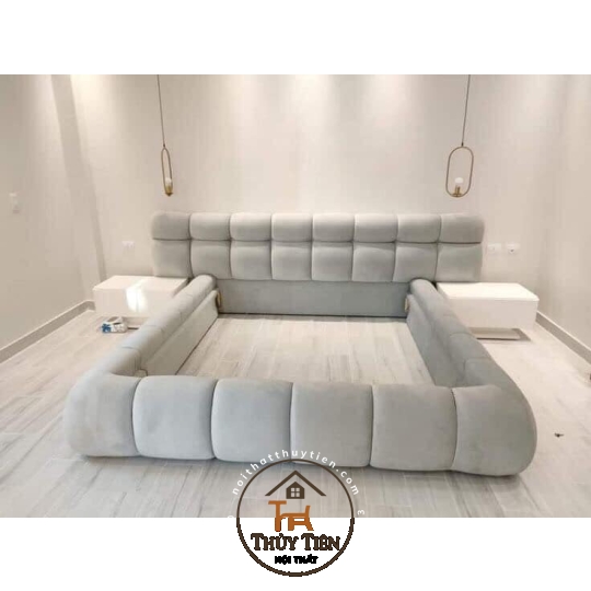 💥 💥 💥Mẫu Giường bọc cao cấp,  Đẹp xuất sắc, Nỉ nhung phù hợp với mọi không gian