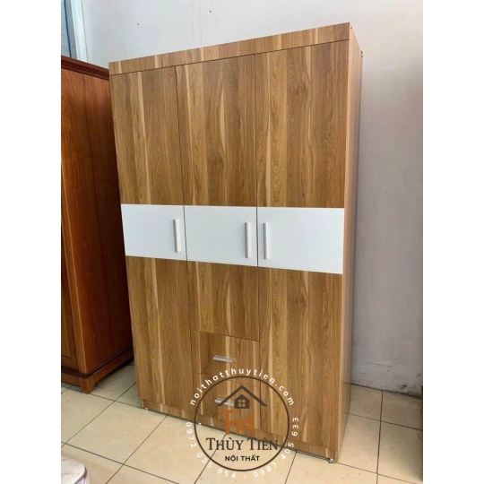 Tủ quần áo gỗ MDF cửa mở - TQAMDF 025
