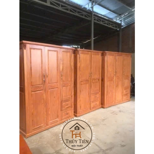 Tủ áo gõ phủ mới ra lò, giá siu mềm