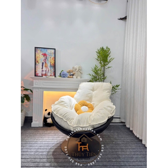 Ghế bơ xoay đủ màu nệm