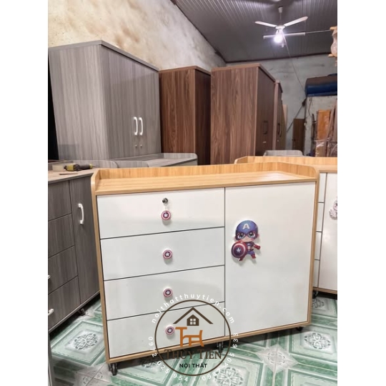 Tủ quần áo trẻ em gỗ MDf- 003