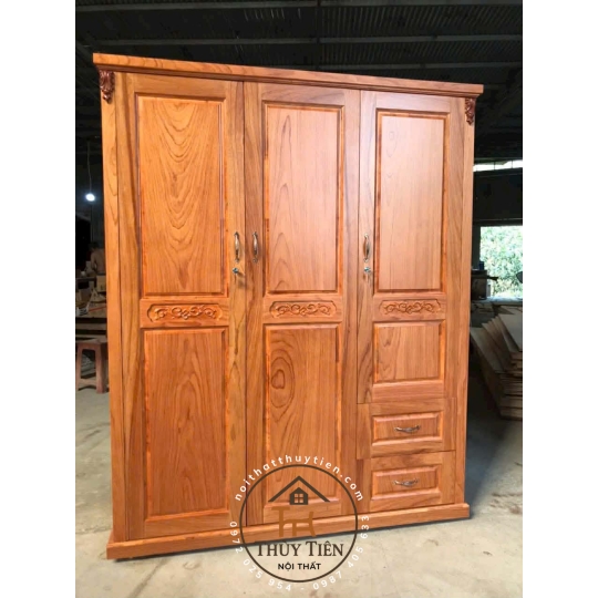 Tủ áo gõ phủ mới ra lò, giá siu mềm