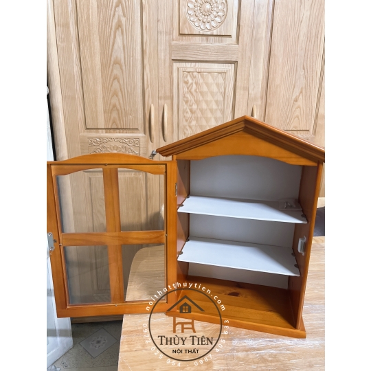 Tủ thuốc gỗ thông mã 04