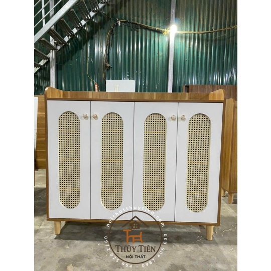 Mẫu tủ giày dép MDF