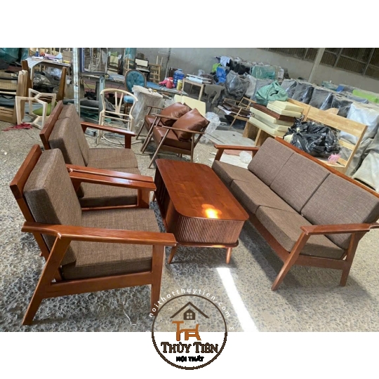Bộ Sofa gỗ thông