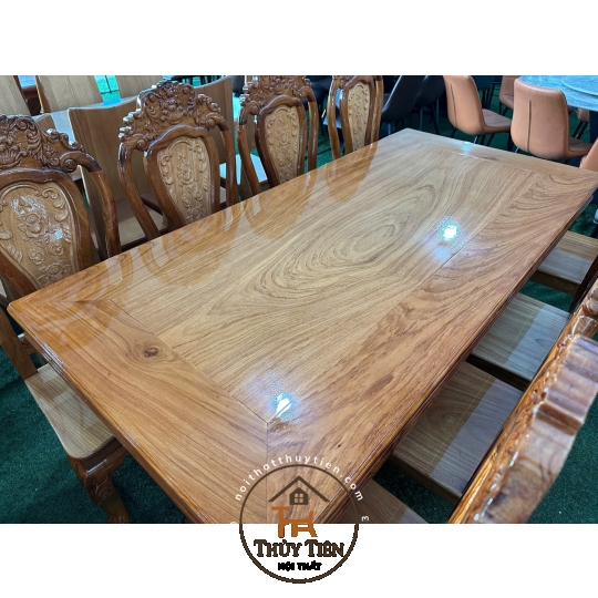 Bộ bàn ăn gỗ căm xe- BBAGCXE 002