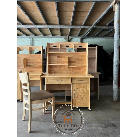 Bàn học sinh gỗ cao su nhiều kích thước