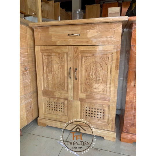 Tủ giày dép gỗ cao su- TGDGCS 004