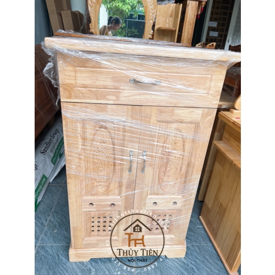 Tủ giày dép gỗ cao su- TGDGCS 004