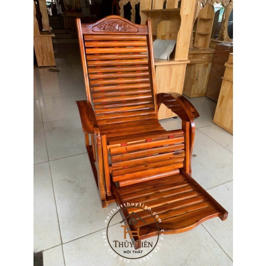 Ghế  dây ghế lười ghế thư giãn gỗ tràm bông vàng loại 3 dây
