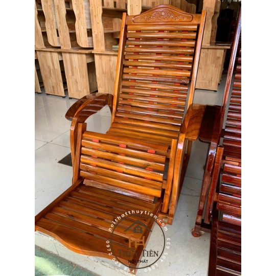 Ghế  dây ghế lười ghế thư giãn gỗ tràm bông vàng loại 3 dây