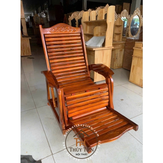 Ghế  dây ghế lười ghế thư giãn gỗ tràm bông vàng loại 3 dây