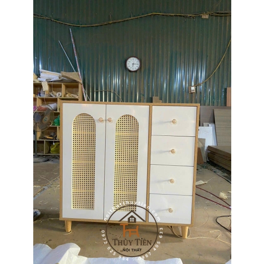 Mẫu tủ giày dép MDF