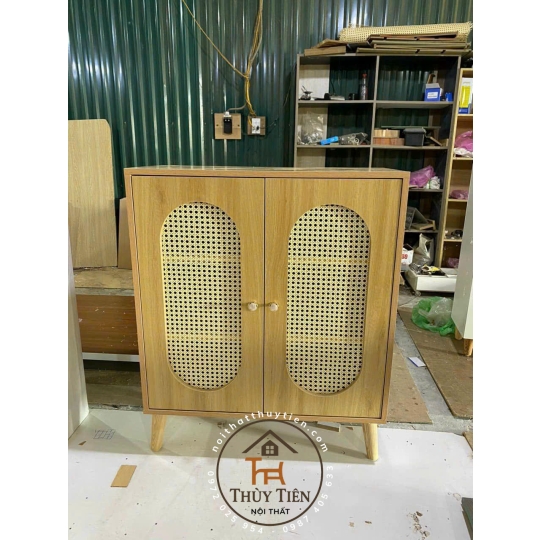Mẫu tủ giày dép MDF
