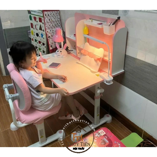 Bộ Bàn Ghế Học Sinh Thiết Kế Công Thái Học Chống Gù Chống Cận