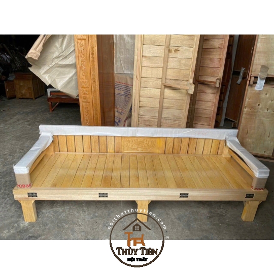 Giường gấp gỗ còng