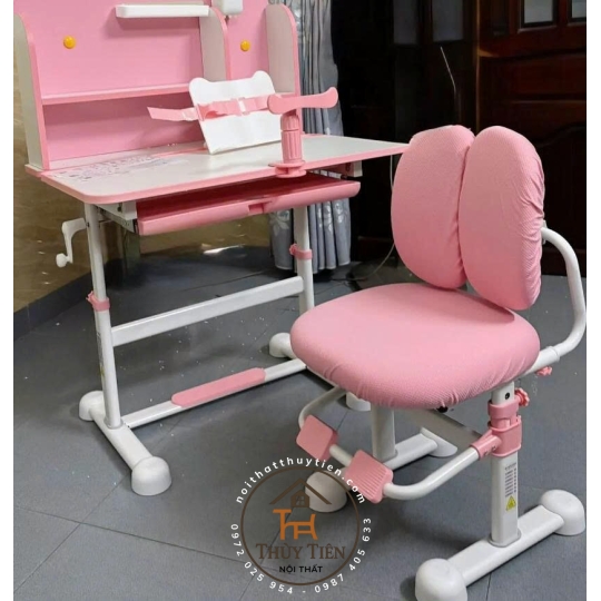 Bộ Bàn Ghế Học Sinh Thiết Kế Công Thái Học Chống Gù Chống Cận