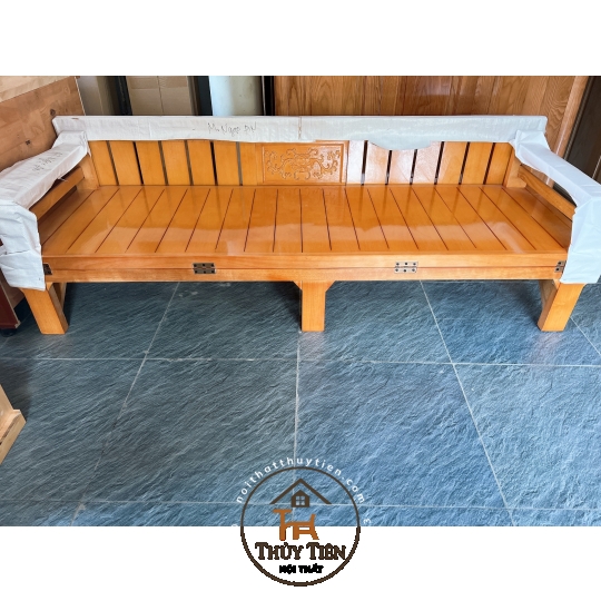 Ghế gấp- giường gấp đa năng gỗ dàng dàng
