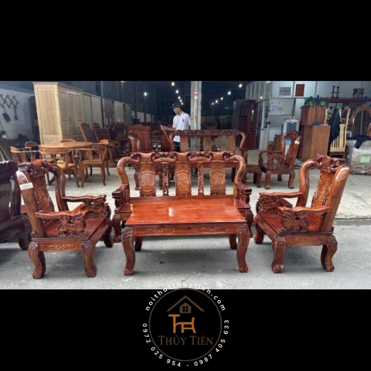 Bàn ghế gỗ tràm