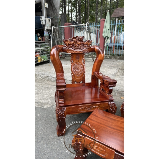 Bàn ghế gỗ tràm- BGGT 003