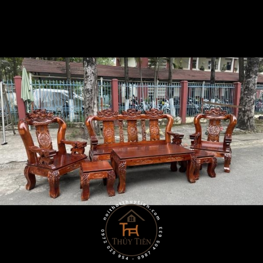 Bàn ghế gỗ tràm- BGGT 003