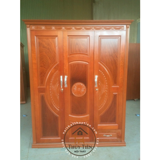 Tủ quần áo xoan phủ - TQAXP 013