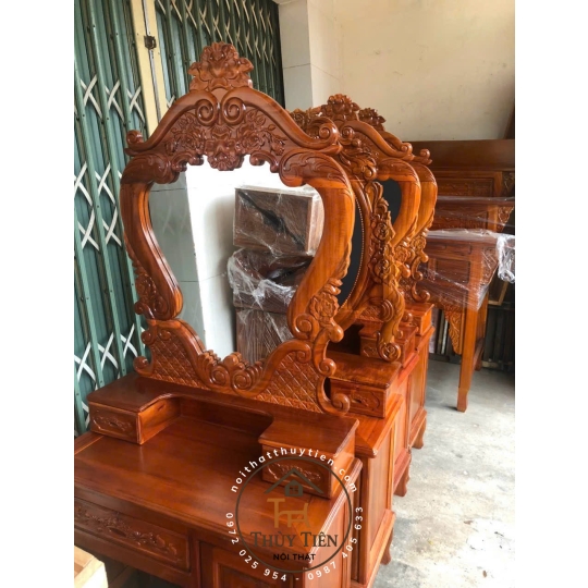 Bàn trang điểm gỗ tràm- BTDGT 011