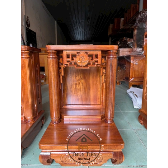 Bàn thờ thần tài gỗ tràm- BTTTGT 002
