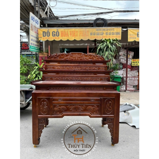 Bàn thờ gỗ tràm rừng- BTGT 023