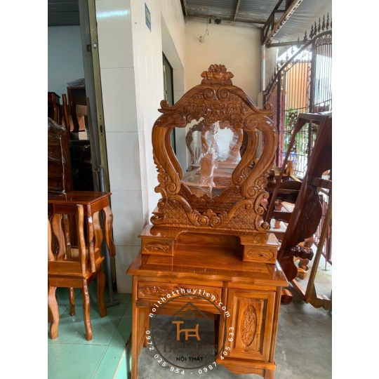 Bàn trang điểm gỗ tràm- BTDGT 011