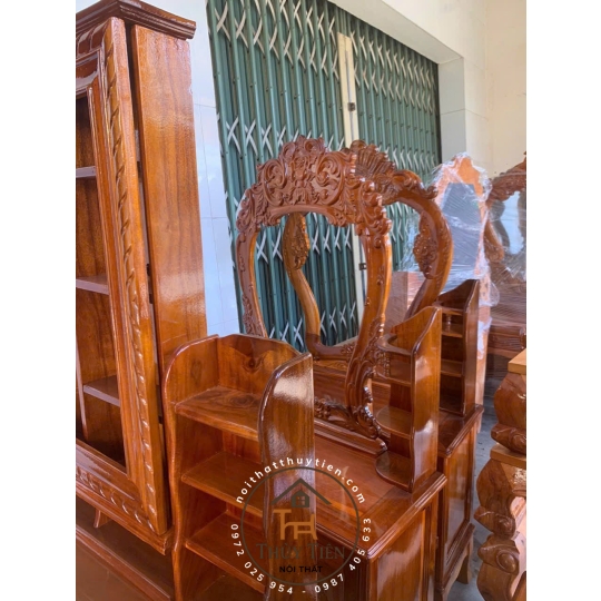 Bàn trang điểm gỗ tràm- BTDGT 006