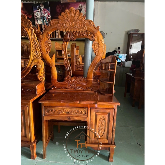 Bàn trang điểm gỗ tràm- BTDGT 006